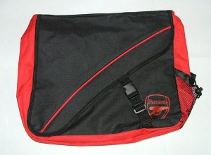 Taška přes rameno Arsenal FC černá s červenou