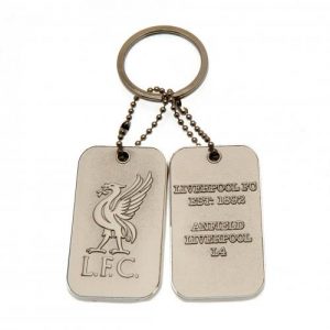 Přívěsek na klíče s psí známkou Liverpool FC